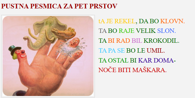 PUSTNO PREGANJANJE ZIME V PRVEM STAROSTNEM OBDOBJU